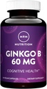 MRM Ginkgo B、60mg、60ベジタリアンカプセル
