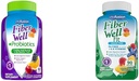Vitafusion繊維の井戸+ Probiotics 60の計算および繊維の井戸適合90の計算のGummyのビタミンの束