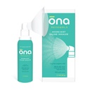 ONAは、サリンマイクロミスト鼻吸入器、成人の混雑緩和、風邪およびインフルエンザ、アレルギー、シヌス救済、無濃度、1.7ozをリニューアルしました。