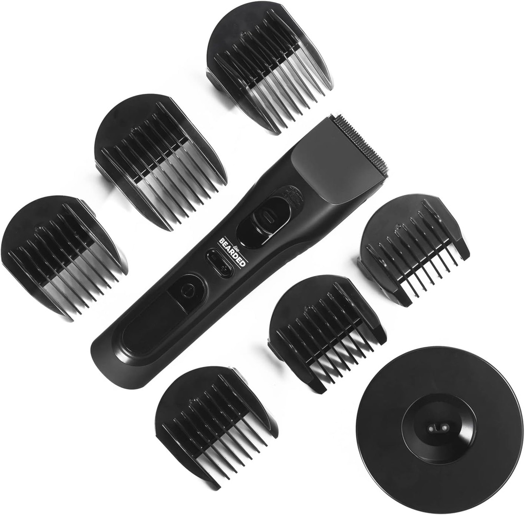 ライブベアードMT-1ベアードトリマー - 240分ランタイム、セラミックブレード、ウィスパー静かなと男性のための28の組み合わせ切断長さで充電式