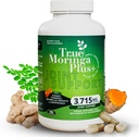 真のMoringa Plus+の共同サポート補足10:1のエキス  有機Moringa、ターメリックCurcumin、ジンジャー、Boswellia、BioPerineの20,000mg大人の余分強さの草の酸化防止剤(150のカプセル)