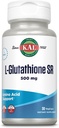 KAL L-Glutathione SR、減らされたグルタチオンの補足、高吸収の酸化防止の補足、実験室は、30のサービング、30のベジキャップを修飾しました