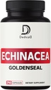 1000mg EchinaceaのGoldensealのカプセル- 4か月の供給の240の計算-サポート免疫システム、健康及び上りの健康