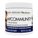 ホスト防衛 MyCommunity パウダー - 17 種 免疫サポートのためのキノコのサプリメント - ライオンズマネ、レイシ、チャガ、コルディセプ、トルコテール&その他 - 100g (66 サービング) *