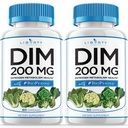 DIMサプリメント200mg - DIM Diindolylmethane Plus BioPerine - エストロゲンバランス、ホルモンの更年期緩和、アクネの治療、ビーガン - 120カウント