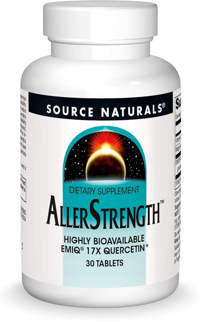 Source Naturals AllerStrength高速演技季節免疫サポート - 非常にBioavailable Quercetin * - 30錠