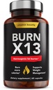 ビタミンBuntyは男性と女性のための高度のThermogenic脂肪バーナー- 13の強力な原料のX13の減量の補足-Metabolismブースター、エネルギー及び食欲制御- 60のカプセルを燃やします