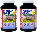 Yerbaプリマピシリウムハスクベジキャップ - 180カウント(2パック)(625mg) - ビーガン、非GMO、グルテンフリー、コロンクレンザー、ガット健康&レギュレーションのための毎日の繊維サプリメント