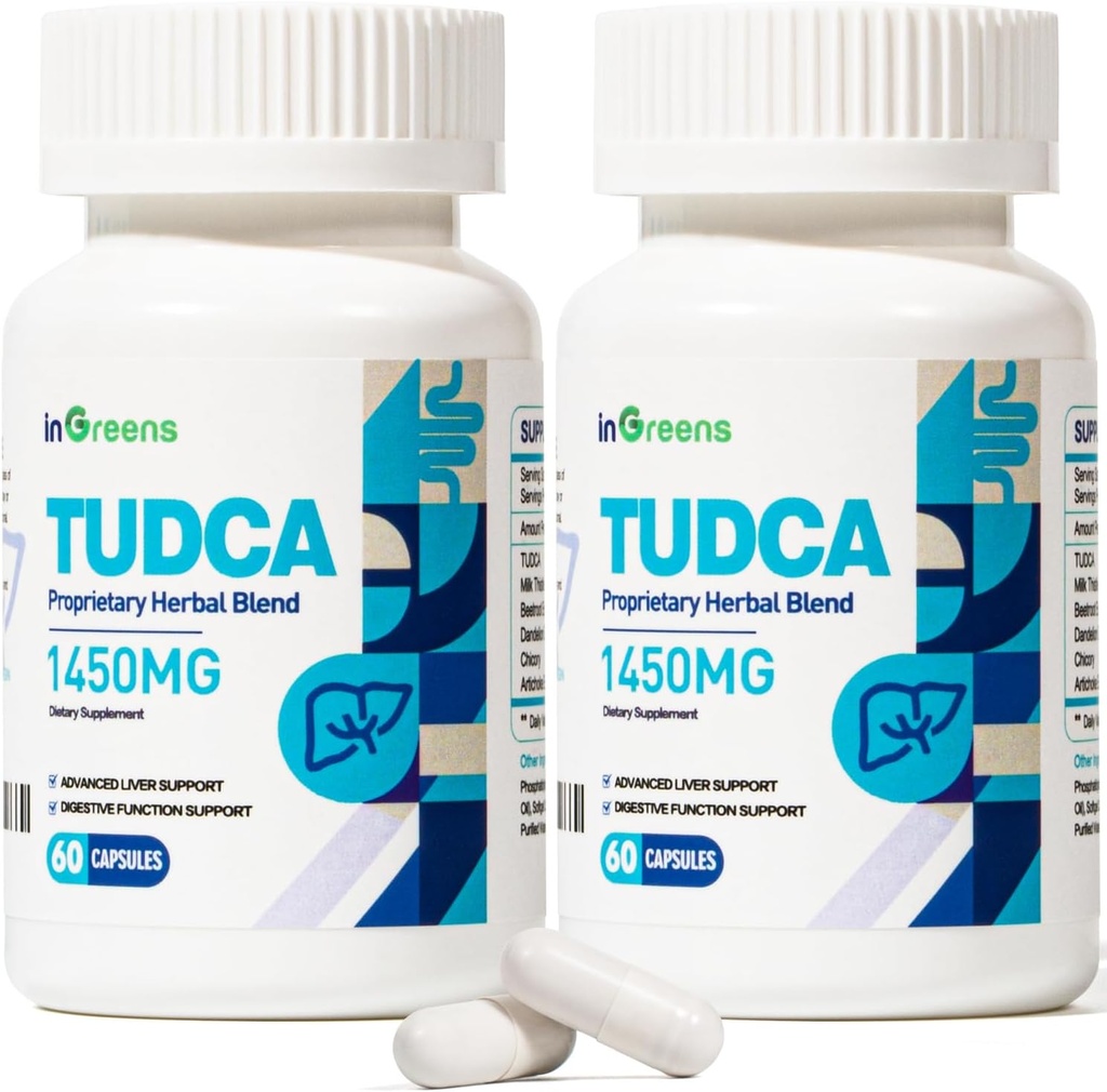 1450MG TUDCAのレバーの補足、山の塩の肝臓サポート補足のコンプレックス、肝臓の腎臓の清潔なDetoxおよび修理のための肝臓の健康、60のカプセル