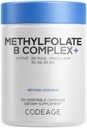 コード Methylfolate B の複雑な補足 - 5 つの MTHF の Methylcobalamin 1000mcg のメチル化されたビタミン B12 の Riboflavin のビタミン B6 のメチル化周期 MTHFR - 2 か月 - 120 のカプセル
