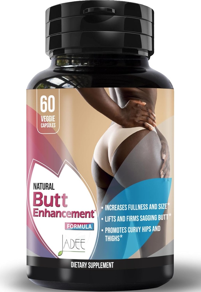 Butt Enhancer Pills for Big Booty & Curvy HIPS - BBL Weight Gainer for Women Curves Bigger Butt Pills for Women - Booty Builder Aguaje para Aumentar Gluteos y Caderas - Butt Growth Products