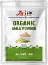 Jai Ho Organic Amla Berry Powder (Amalaki), 2 LB - 抗酸化ビタミンCの豊富な | サポート免疫グルテンフリー, 完全菜食主義者の, 非GMO - Resealable Zipロックポーチ