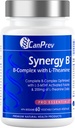 L-テアニン60カプセル30日の供給とCanPrev Synergy Bコンプレックス - 精神的なリラックスを促進する、エネルギー、認知の明快さとサポートボディ&マインド - ビーガン、非GMOとグルテンフリー