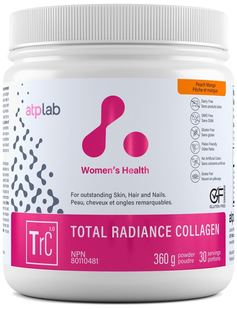 ATP LABの合計の放射照度コラーゲン - ピーチマンゴの味、360g - 女性のコラーゲンのペプチッド粉-Biotinの加水分解されたコラーゲン蛋白質の補足