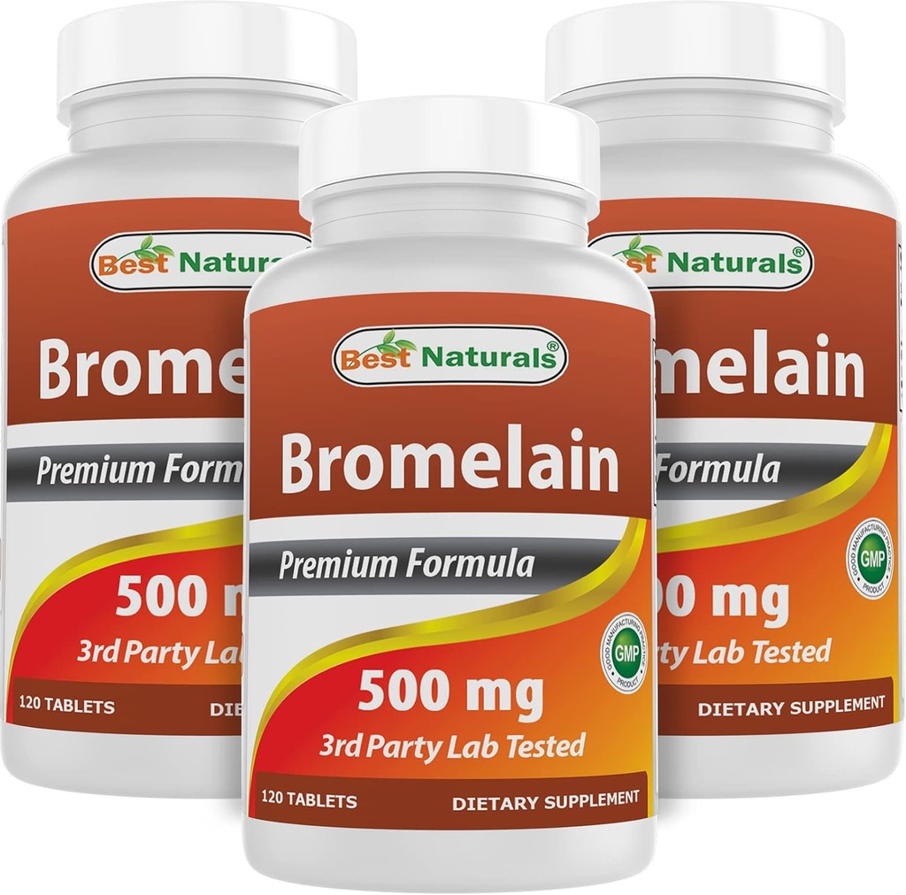 ベストナチュラルズBromelain 500mg 120錠(120カウント)