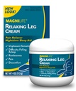 MagniLife の弛緩の足のクリーム、残り足、苦痛のための深い浸透の Topical、Naturally Soothe Cramping、不快感およびラベンダーおよびマグネシウムと投げること - 4oz