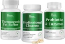 DR VITAMIN SOLUTIONS の熱源の脂肪バーナー及び専門のデトックスのクレンジング バンドル - 重量管理、腸の健康および膨脹の救助のための15日のクレンジング - 240の帽子