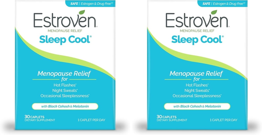 エストロゲンの睡眠は月経の救助、30 Ctの睡眠サポート サプリメントのために冷却します 臨床的に証明された原料 更年期症状を緩和するプラス 夜汗 & ホットフラッシュ救済, 薬物なし & グルテンフリー