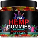 Hemp Gummies 睡眠 Edibles のために 平和 と リラックス 高 効力 純粋な Extra Strength Hemp Oil-Made に アメリカ
