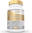 究極のCoQ10 UBIQUINOL 100mg - 4X以上のより効果的:最大吸収と効力 - 非GMO /大豆無料 - Kaneka Ubiquinol - 60液体Softgels