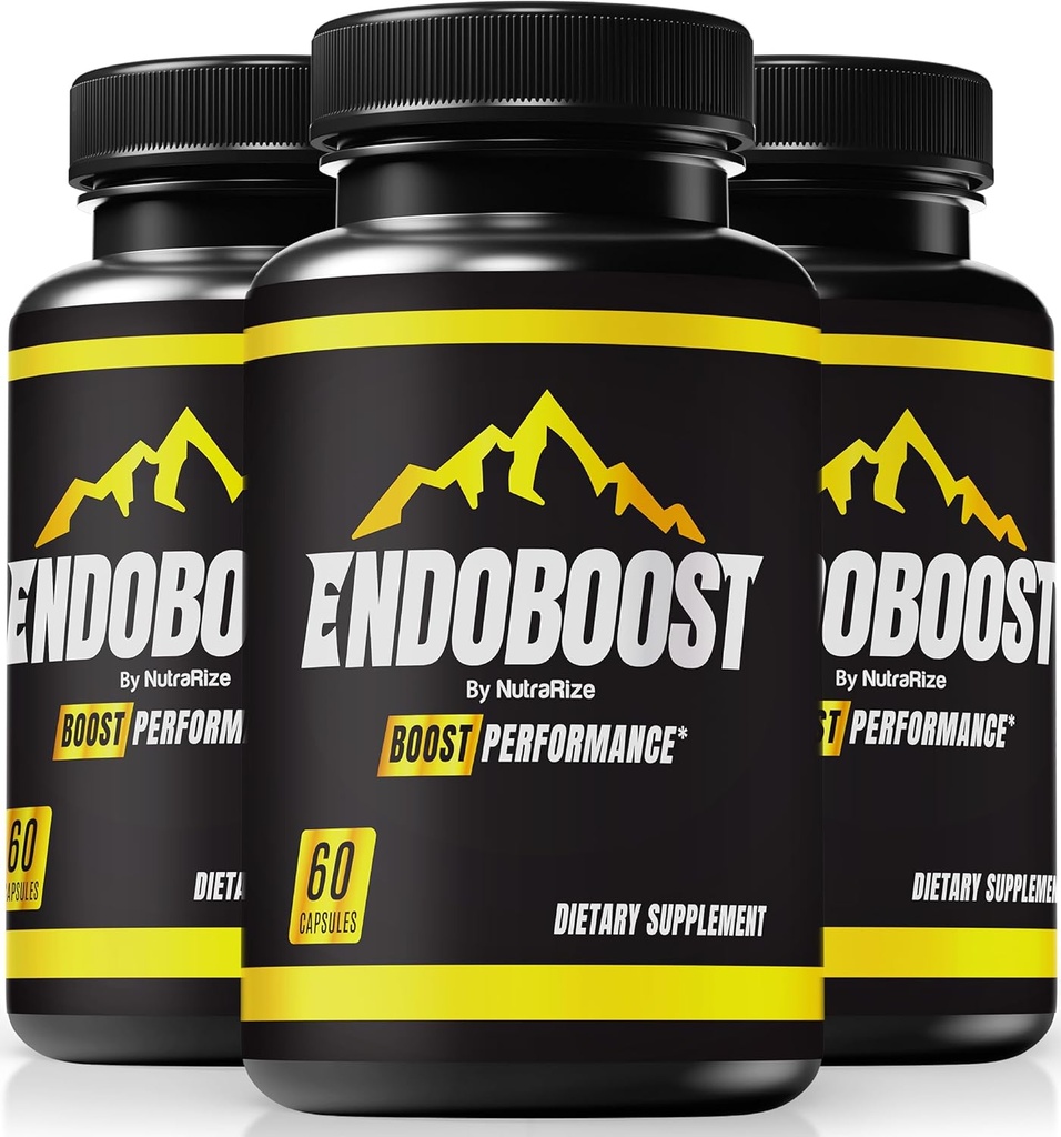 (3 Pack) Endoboost for Men - (Official) Endoboost Performance, Endo Boost Supplements, Endoboost Boost Capsules, Endobost Reviews for Health Pills Pro Advanced Formula (180 Capsules)