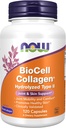 NOWフーズサプリメント、BioCell Collagen® Hydrolyzed Type II、臨床的に検証済み、120 Vegカプセル