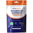 Vitamaticのマグネシウム(Glycinate及び酸化物からの) -筋肉、接合箇所および中心の健康250グラムを支えて下さい