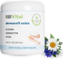 子供のためのHillVital Eczemaクリーム - 大人のための保湿保湿剤を保湿します。, ハーブ赤ちゃんの湿疹の救済, 痛みの軽減のハイブの治療, 抗炎症ローションとSeborrheic皮膚炎バーム 8.5 fl oz
