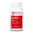 ライフバランスバイオチン5,000mcgのためのPROTOCOL - ビタミンB7サプリメント - 髪、皮膚、爪のサポート - 炭水化物代謝と細胞の成長 - バイオチンビタミンBカプセル - 90ベジーキャップ