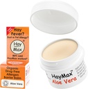 ヘイマックス・アレルゲン・バリア・バルム - Aloe Vera 0.17 fl oz - オーガニック、ナチュラル&非眠気 ヘイ・ファーバー&アレルギー救済バーム - ブロックPollen&その他のアレルゲン粒子 - 大人、子供、妊娠中の女性に最適です