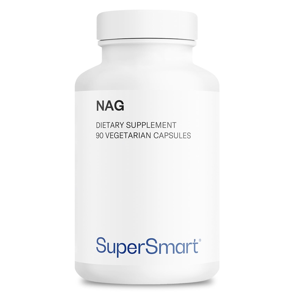 スーパースマート - NAGサプリメント1500mg/日(N-アセチルグルコサミン) - 高吸収グルコサミン硫酸塩 | 非GMO&グルテンフリー - 90 ベジタリアンカプセル