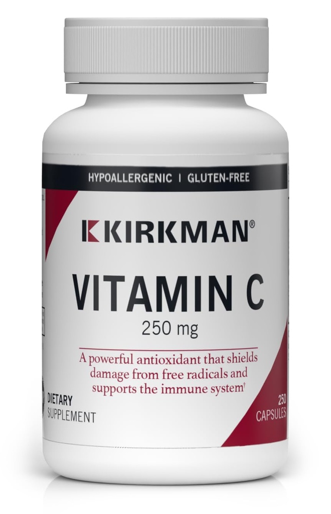 Kirkman - ビタミンC 250mg - Hypo - 250カプセル