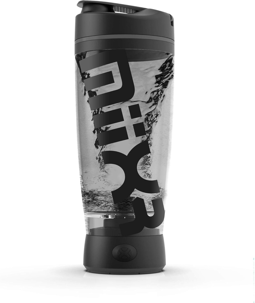 Promixx オリジナルシェーカーボトル (MiiXR Edition) - バッテリー駆動のスムースプロインシェイクス - BPAフリー、20ozカップ(ブラック/グレー)
