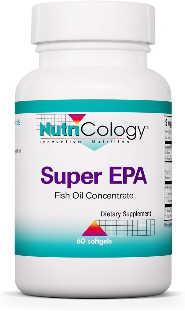 Nutricologyの極度のEPA - Omega 3の補足、魚油のコンセントレイト、EPA、DHA、オメガ3脂肪酸、持続的に出されたアンチョビ、Softgels - 60の計算