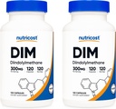 Nutricost DIM (Diindolylmethane) 300mgのBioPerine (2本のびん)の120のカプセル