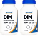 Nutricost DIM (Diindolylmethane) 300mgのBioPerine (2本のびん)の120のカプセル