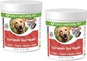 唯一の自然ペット完全ガット健康コンプレックス - 犬と猫のためのプロバイオティクス&消化酵素サプリメント - 健康的な消化、免疫システム、栄養素吸収 - 3.5ozパウダー(パッケージ2)