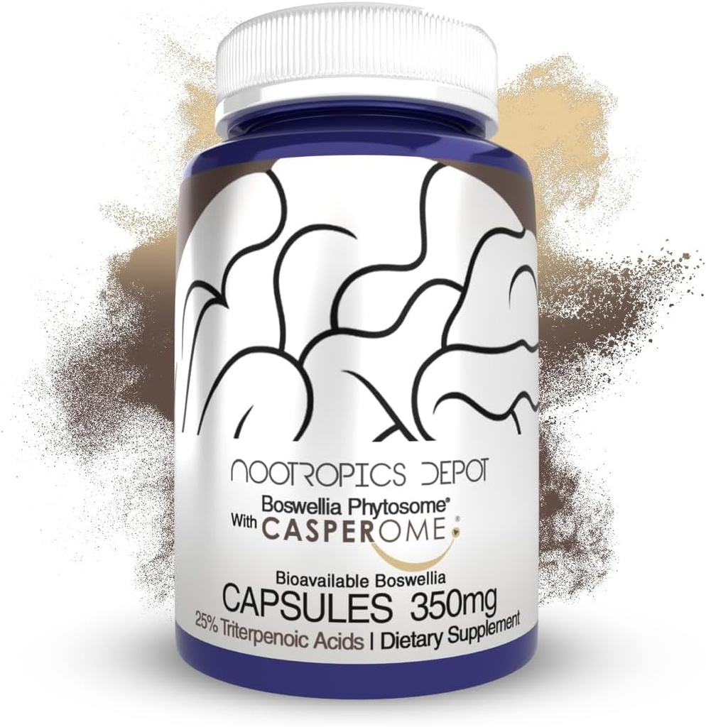ノトropics デポ ボスウェリア フィトサム カプセル | 350mg | カスペルメ | 25% トリテルペノ 酸 | ボスウェリア セラータ | フランキンセンス | 共同健康 | 30カウント