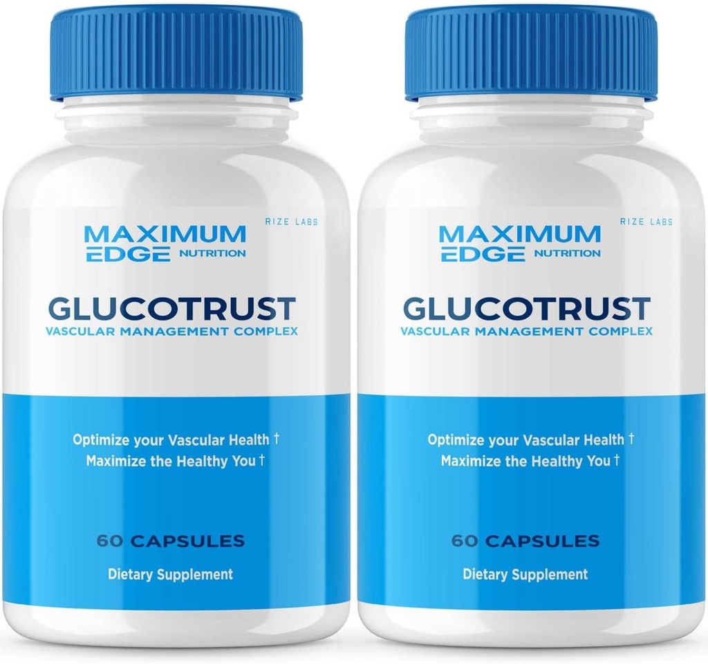 rize ラボ - Glucotrust サプリメント カプセル、アドバンスト バランス 最大フォーミュラ コンプレックス ブレンドエッジ (120 カプセル)