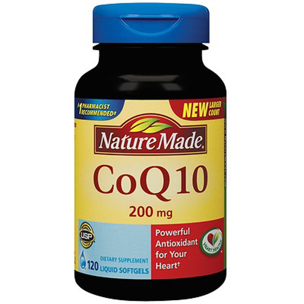 自然に作られたCoQ10自然にオレンジ200 mg - サプリメント120 Softgels