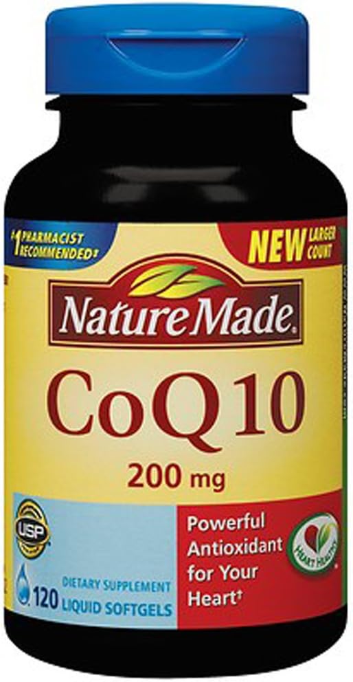 自然に作られたCoQ10自然にオレンジ200 mg - サプリメント120 Softgels