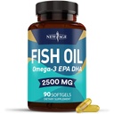 新しいAGEオメガ3魚油サプリメント免疫&健康サポート - 関節、目と皮膚の健康を促進 - 非GMO - EPA、DHA脂肪酸グルテンフリー(90 Softgels(パッケージ1)))