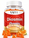 VAITE Diosmin 1000mg - 静脈瘤のためのVeinサポートサプリメント - 脚の健康サプリメントフォーミュラヴィーナスオプティマイザ、Citrus Bioflavonoid、足のための循環に役立ちます、Chews Gummy、60ビーガングミー