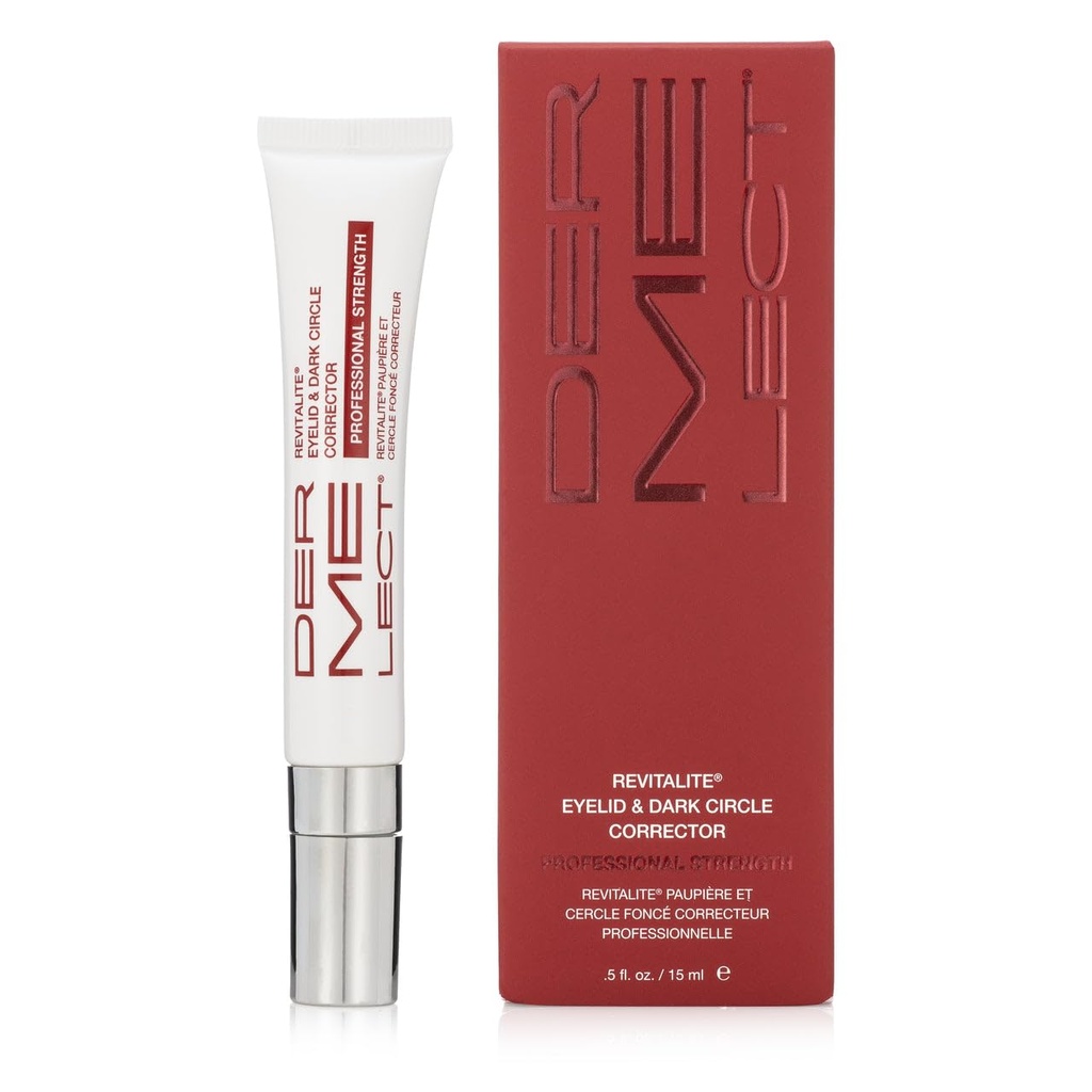 Dermelect Revitalite のまぶた及び暗い円の校正器専門の強さ、ペプチッドが付いている反老化の目のクリーム、明るく及び原料をきつく締めること-暗い円、Puffiness、Drupy Eyelids及びしわ