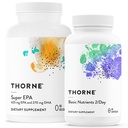 THORNE - ウェルネスエッセンシャルバンドル - Omega-3&マルチビタミンコンボ - スーパーEPA&ベーシック栄養素2 /日 - 30サービング