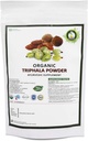 R V Essential Organic Triphala Powder 200gm/ 7.05oz/ 0.44lb- Made from Haritaki, Vibhitaki and Amla 1:1:1 Triphala Churna Powder USDA Organic Certified Ayurvedic Herbal Supplement in Zip Lock Pouch