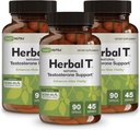 DailyNutra Herbal Tメンズ健康フォーミュラは、Endurance、Vitality、およびヘルシーエイジングのためのサプリメント - KSM-66 Ashwagandha、Tongkat Ali、Tribulus、Eleuthero、およびHorny Goat Weed(3パック)