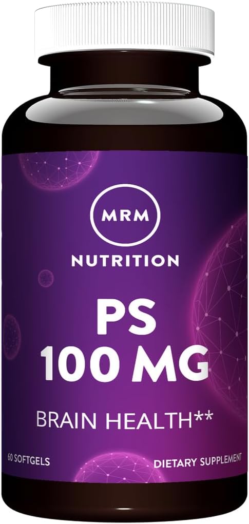 MRM栄養PS 100mg | リンピュアチジルセリン | 脳の健康 | 記憶+学習 | グルテンフリー | 60 食
