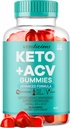 Ketolicious Keto ACVグミー、Ketolicious Gummys Advanced Formula 1050MG、Apple Cider Vinegar Gummy Max Strength Gomitasのレビュー、1ヶ月間60ガミー