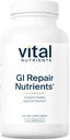 Vital Nutrients GI Repair Nutrients | LグルタミンとN-アセチルのリーキーガットカプセル | 腸の健康と消化をサポートするための消化酵素サプリメント | グルテンと乳製品無料 | 120カプセル